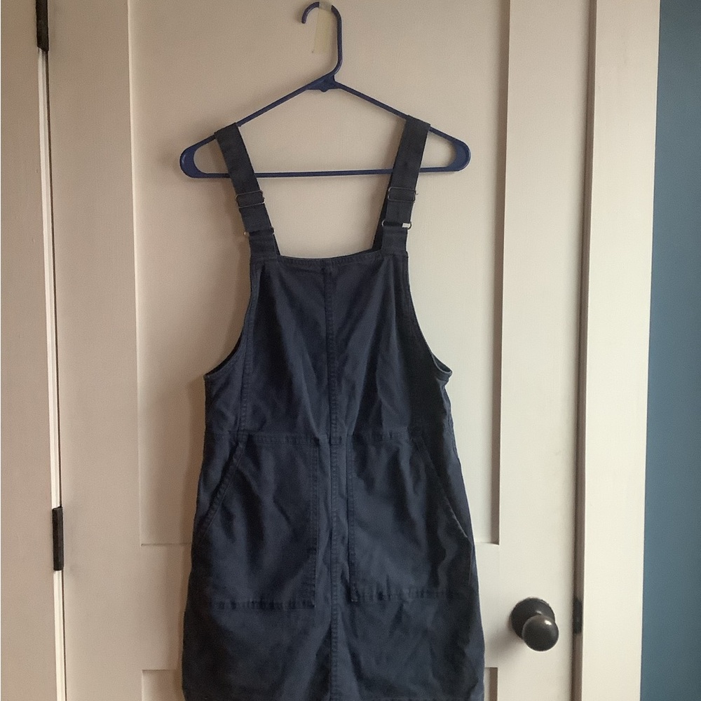 Toad&Co Dark Blue Short Blue Overall Dress - size small